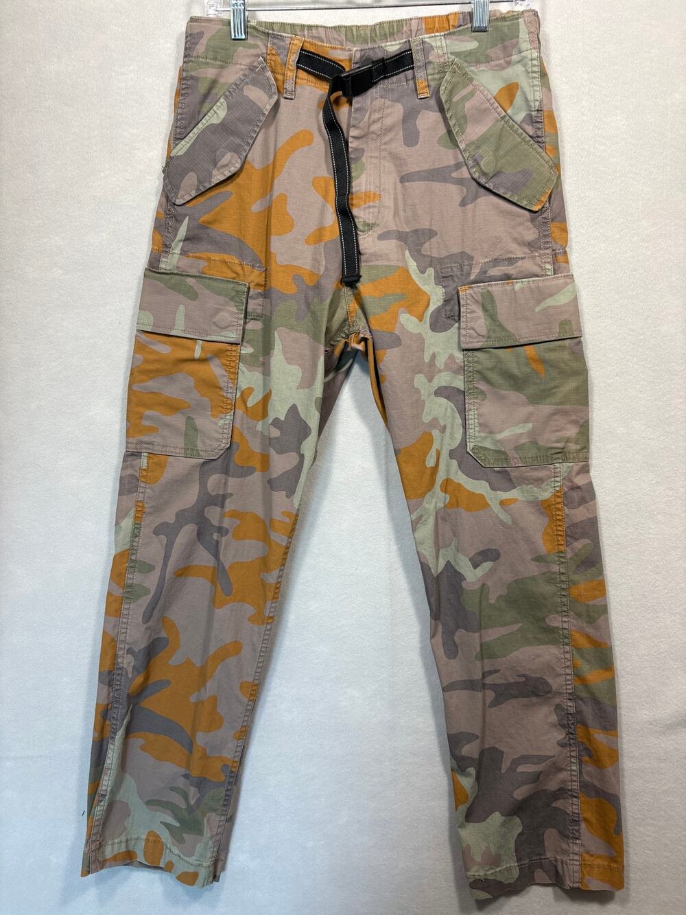 Levi's Mens Military Banded Carrier Cargo Pants W29 L32 Camouflage Green Khaki